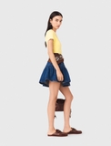 Áo MAJE vàng cut out lưng