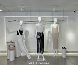 Chân váy Zara thêu, tua rua