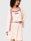 Cardigan MAJE viền đỏ