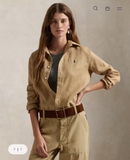 Sơ mi RALPH LAUREN linen 2025