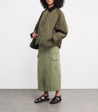 Áo khoác MAX MARA trần trám cổ nhung 3 màu