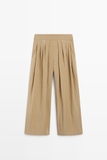 Quần cullote MASSIMO DUTTI  nâu