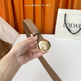 Belt LOEWE mặt logo tròn