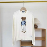Áo len RALPH LAUREN trắng áo khoác S