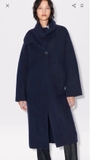 Áo khoác ZARA len navy dáng dài