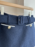 Chân váy SELF PORTRAIT tweed navy (có set)