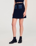 Chân váy SANDRO navy (có set)