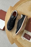Sneaker LORO PIANA viền da lộn 2 màu