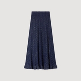 Chân váy SANDRO navy bling