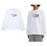 Áo nỉ ACNE STUDIO logo ngực