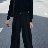 Quần ZARA vạt trước kèm belt