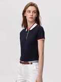 Áo polo HAZZYS nữ viền cổ-tay