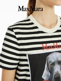 Tshirt MAX MARA kẻ ngang họa tiết