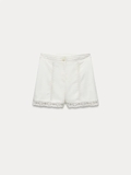Quần short Zara ren dập