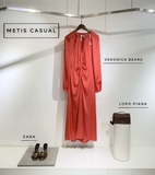 Váy VERONICA lụa cam