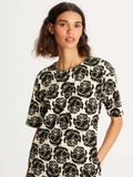 Váy xuông Tory Burch hoa đen