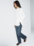 Sơ mi MASSIMO DUTTI dáng rộng đuôi tôm