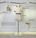 Polo TORY BURCH kem viền đen