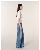 Áo len MAJE kem cổ ngọc cộc tay