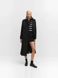 Trench coat MANGO đen 2023
