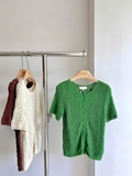Áo SEZANE cộc tay len móc 3 màu