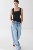 Áo MASSIMO DUTTI 2 dây cổ vuông