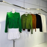 Áo len SE'ZANE cổ bẻ túi ngực