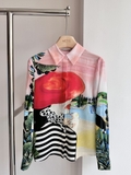 Áo sơ mi ALICE OLIVIA summer dài tay