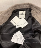 Blazer dạ SANDRO nâu