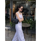 Quần ZARA linen ống đứng