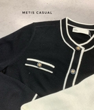 Cardigan Tory Burch viền 2 màu