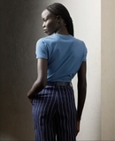 Tshirt RALPH LAUREN xanh gấu mũ nơ cổ