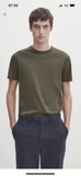 Tshirt MASSIMO DUTTI trơn 6 màu