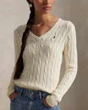 Áo len RALPH LAUREN cổ V dài tay 3 màu