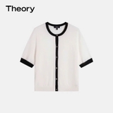 Áo len THEORY cộc cải viền