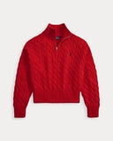 Áo len Half-Zip Cable Knit Sweater