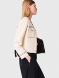 Cardigan MAJE túi 2 bên 2 màu ( Full set )