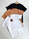 Tshirt LORO PIANA trơn logo ngực