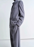 Blazer LEMAIRE ghi 2 khuy