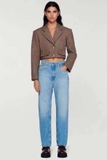 Blazer dạ SANDRO nâu