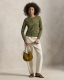 Cardigan RALPH LAUREN trơn len mỏng 6 màu