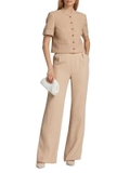Áo dạ DEREK LAM 10 CROSS BY tay lỡ