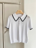 Áo len MAJE cổ sen 3 màu