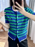 Áo len RALPH LAUREN kẻ cộc tay