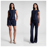 Quần A.L.C navy ống vẩy (có set)