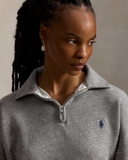 Polo nỉ RALPH LAUREN khóa cổ