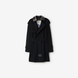 Trendcoat BURBERRY cổ kẻ 2025