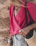 Sơ mi Sezane hồng