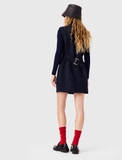 Váy MAJE sát nách navy bling