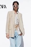 Blazer linen Zara 3 màu